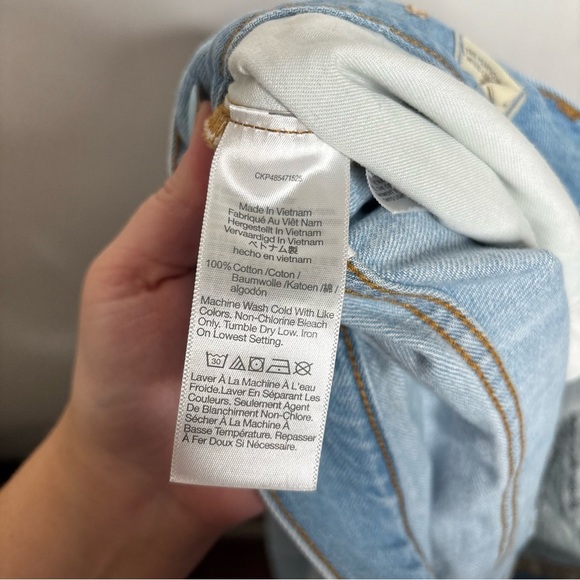 Madewell The Perfect Vintage Wide-Leg Crop Jean size 32 - Picture 10 of 15